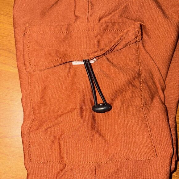 Kids' Stylish Orange Cargo Pants - Picture 5 of 10